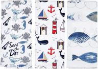 coastal kitchen towels nautical seashell kitchen & dining logo