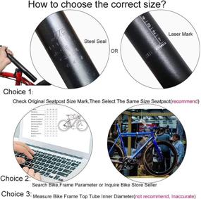 img 1 attached to GANOPPER Alloy Aluminum Fixie MTB Mountain Bike Seat Post Track Road Bicycle Seatpost 25.4 27.2 28.6 30.4 30.9 31.6