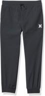 hurley woven jogger pants khaki boys' clothing ~ pants logo