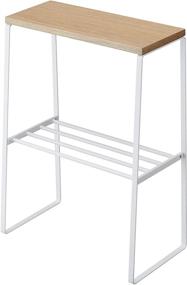 img 4 attached to Tosca Narrow Room End Tables by Yamazaki Home - White, One Size