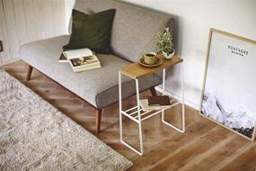 img 3 attached to Tosca Narrow Room End Tables by Yamazaki Home - White, One Size