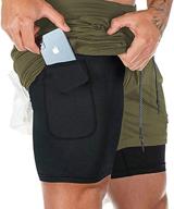 🏃 surenow men's running shorts - workout & outdoor sports shorts, 2-in-1 stealth design, 7-inch gym yoga shorts логотип