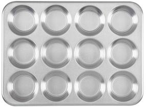 img 3 attached to 🧁 AmazonCommercial 12-Cup Aluminum Muffin Pan with Lid