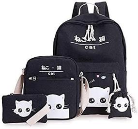 img 4 attached to 🎒 Hainan Backpacks for Teenage Students with Customized Printing