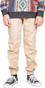 img 4 attached to Brooklyn Athletics Stretch Trousers X Large Boys' Clothing at Pants