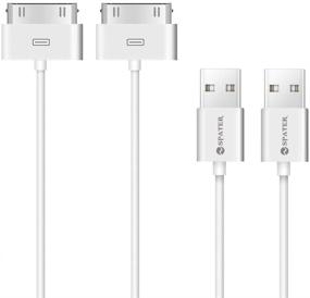 img 2 attached to High-Quality 30-Pin USB Sync and Charging Cable for iPhone 4/4S/3G/3GS, iPad 1/2/3, and iPod (5'/1.5 Meter) - Pack of 2
