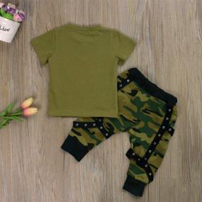 img 2 attached to Toddler Pullover Camouflage Trousers Tracksuit Boys' Clothing ~ Clothing Sets