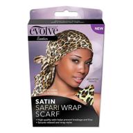 🐆 safari chic: unleash the style with firstline evolve exotics satin wrap scarf logo