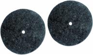 🧼 koblenz genuine felt buffing pads: double pack with plastic retainers for optimal polishing logo