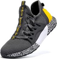 👟 lightweight kids sneakers: boys & girls athletic shoes logo