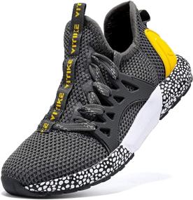 img 1 attached to 👟 Lightweight Kids Sneakers: Boys & Girls Athletic Shoes