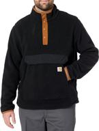 carhartt relaxed pullover heather x large men's clothing logo