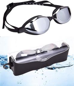 img 4 attached to Swimming Goggles Protection Shatter Proof Competitive