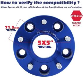 img 2 attached to 🔧 Колодки с проставками KSP 5X5 для JL WK2 JT, проставки напрямую на ступицу 1.5 дюйма: лучшая посадка, улучшенные характеристики