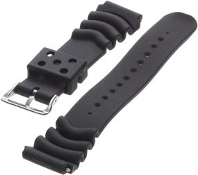 img 3 attached to Enhanced Performance Replacement Watchband for Timex Q7B722