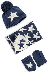 img 3 attached to 🧤 Warm & Stylish: Ding Dong Winter Knitted Gloves - Boys' Clothing Set
