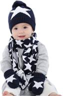 🧤 warm & stylish: ding dong winter knitted gloves - boys' clothing set logo