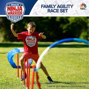 img 3 attached to 🔥 Agility Set for American Ninja Warrior Family Obstacle Race Course - Ideal for All Ages, Including Children, Adults, and Pets - Ultimate Outdoor Fun Racing Obstacles!