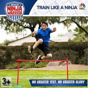 img 2 attached to 🔥 Agility Set for American Ninja Warrior Family Obstacle Race Course - Ideal for All Ages, Including Children, Adults, and Pets - Ultimate Outdoor Fun Racing Obstacles!