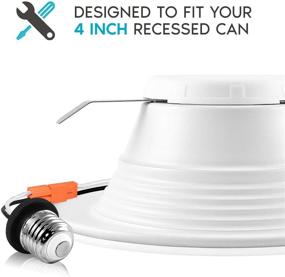 img 2 attached to 💡 Enhance Your Space with Luxrite 4 Inch Dimmable LED Recessed Lights