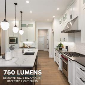 img 1 attached to 💡 Enhance Your Space with Luxrite 4 Inch Dimmable LED Recessed Lights