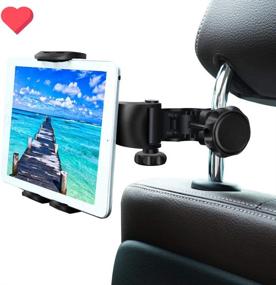 img 4 attached to Headrest Adjustable Universal Rotation Smartphones