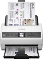 🖨️ epson ds-730n network color document scanner with 100-page auto document feeder (adf) and duplex scanning logo
