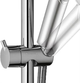 img 2 attached to Hansgrohe 04266000 Wallbar 24 Inch Chrome