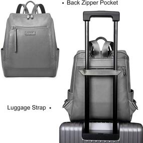 img 2 attached to S ZONE Genuine Leather Backpack Rucksack Women's Handbags & Wallets