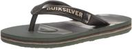 кроссовки quiksilver point sandal orange molokai для мальчиков логотип