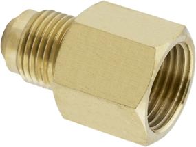 img 1 attached to 🔌 LASCO 17-5847 1/2" Female Flare to 3/8" Male Flare Brass Adapter