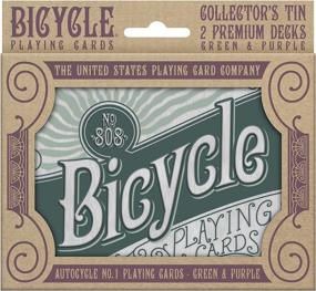 img 1 attached to 🚲 Vintage Bicycle Playing Cards: Perfect Gift Set for Retro Enthusiasts!