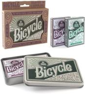 🚲 vintage bicycle playing cards: perfect gift set for retro enthusiasts! logo