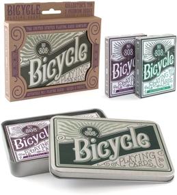 img 2 attached to 🚲 Vintage Bicycle Playing Cards: Perfect Gift Set for Retro Enthusiasts!