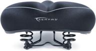 🚲 a comfortable ride: serfas full suspension cruiser bicycle saddle logo