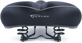 img 1 attached to 🚲 A Comfortable Ride: Serfas Full Suspension Cruiser Bicycle Saddle