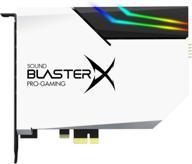 enhance your gaming experience with creative sound blasterx ae-5 plus pure edition sound card: unleash the power of sabre32 ultra-class audio technology, dolby digital, & dts logo