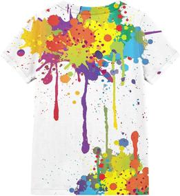 img 3 attached to 👚 Kayolece Realistic Printed Design Girls' Tops, Tees & Blouses: Vibrant Shirts for Fashion-Forward Girls