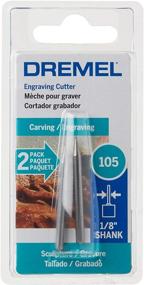 img 3 attached to 🔪 Dremel 105 Engraving Cutter, 1/8" Shank: The Perfect Gray Tool for Precision Engraving