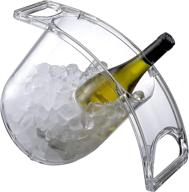 enhance your drink experience with the coolin curve ice bucket: evenly chills wine, champagne, beer, and more - 2 quarts logo