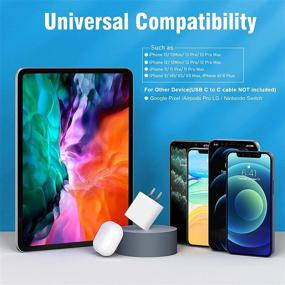 img 1 attached to ⚡ IPREMIUM 25W USB C Power Delivery Charger: High-Speed Charging for iPhone 13/12/11 Pro Max, AirPods Pro