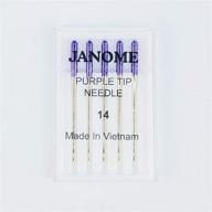 🔍 precision and performance: purple tip sewing machine needles in size 90/14 logo