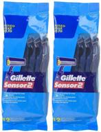 🪒 gillette goodnews! sensor2 regular 12-count disposable razors- 2 pack logo