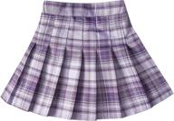 waisted pleated skater tennis uniform girls' clothing in skirts & skorts logo