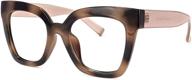 voogueme cat eye frame blue light glasses for women block uv anti eyestrain naila vft0269 logo