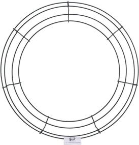 img 2 attached to Green Panacea 14-inch Wire Wreath Frame - 36004