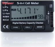 tenergy 5-in-1 battery meter: intelligent cell meter digital battery 🔋 checker & balancer for lipo, lifepo4, li-ion, nicd, nimh battery packs logo