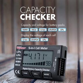 img 3 attached to Tenergy 5-in-1 Battery Meter: Intelligent Cell Meter Digital Battery 🔋 Checker & Balancer for LiPo, LiFePO4, Li-ion, NiCd, NiMH Battery Packs