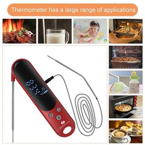 img 2 attached to Thermometer Temperature Resistant Stainless Waterproof Kitchen & Dining