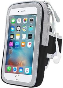 img 2 attached to Running Armband Sweatproof Holder Zipper Cell Phones & Accessories